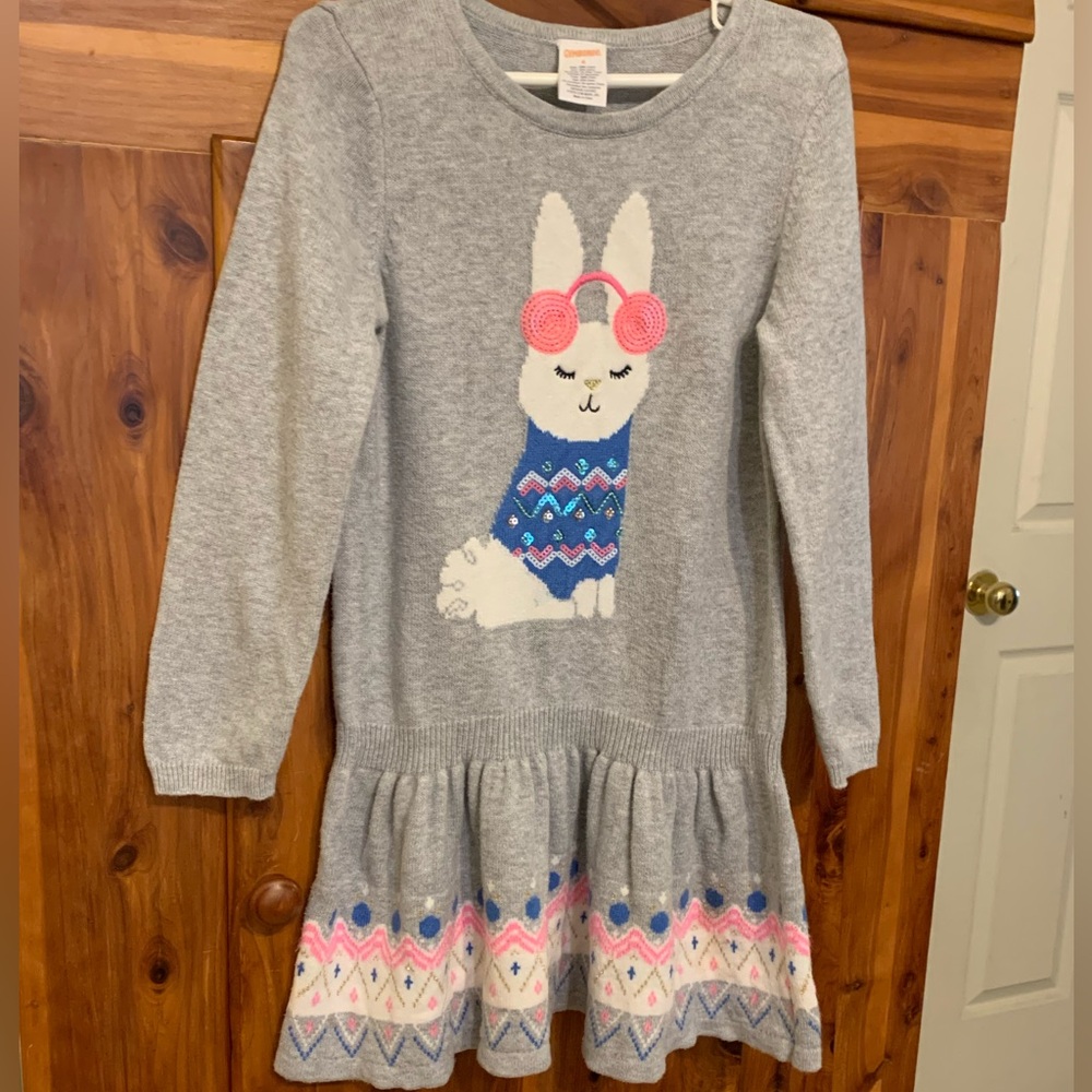 Gymboree Winter Bunny Sweater Dress